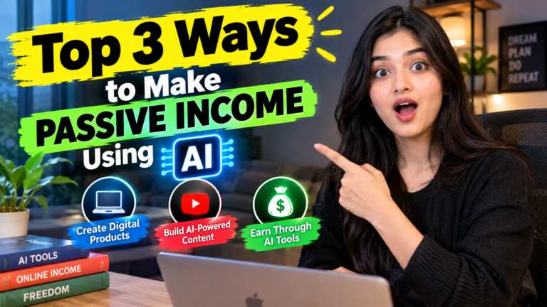 Earn Money With AI - Top 3 Ways to Make Passive Income Using AI