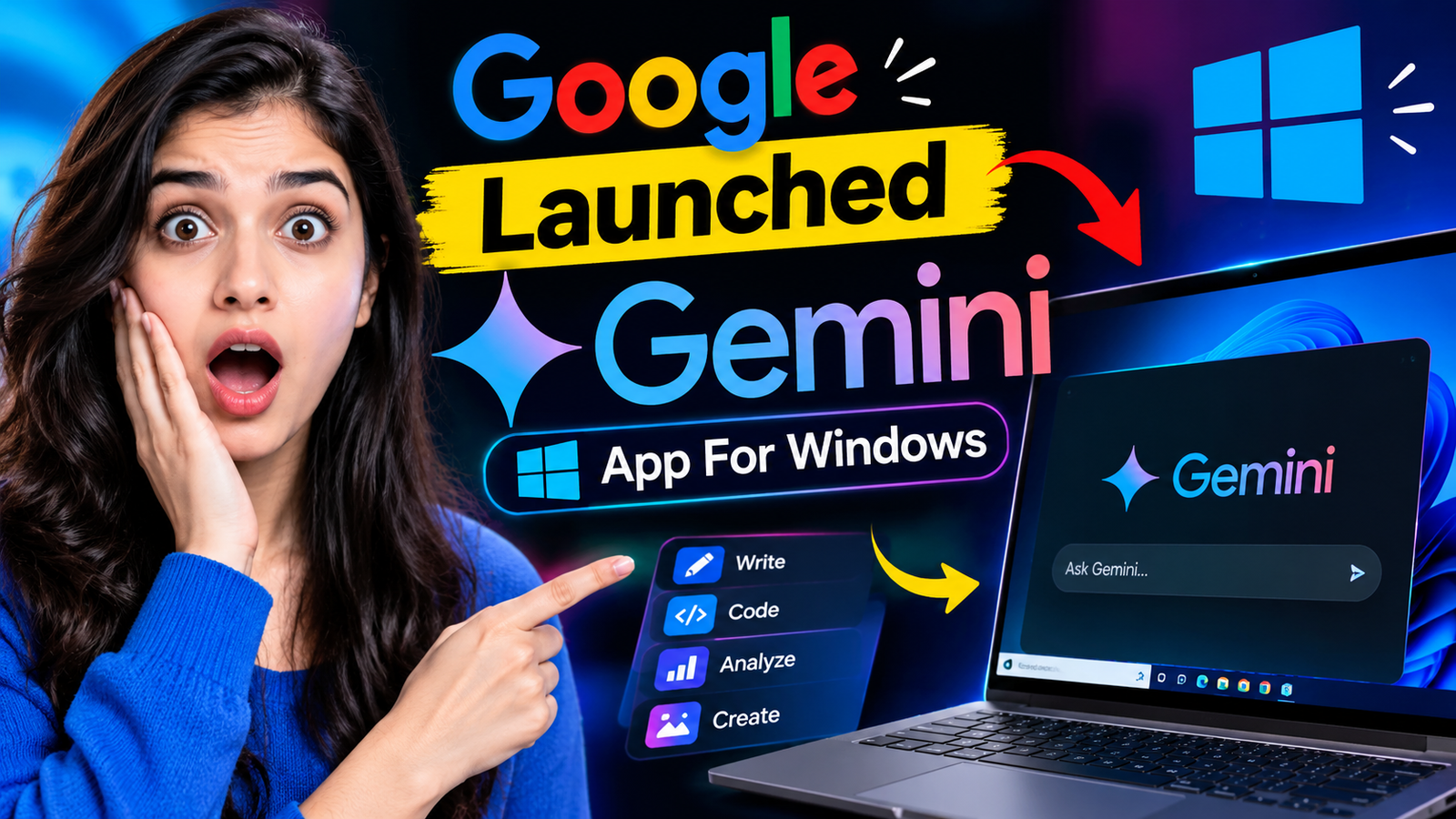 Google Launched Gemini App For Windows