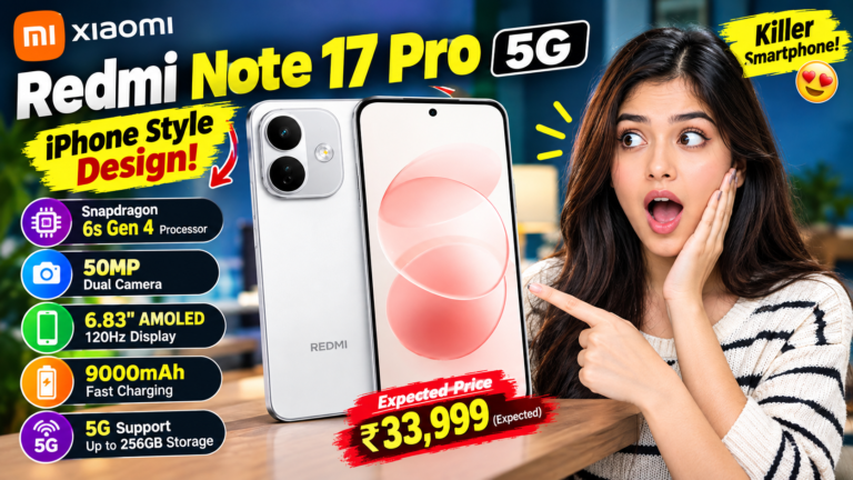 iPhone Look Like Xiaomi Has Redmi Note 17 Pro 5G Smartphone in India