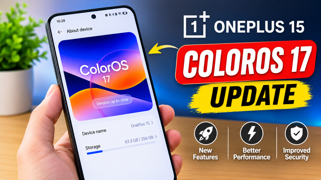 OnePlus 15 ColorOS 17 Update